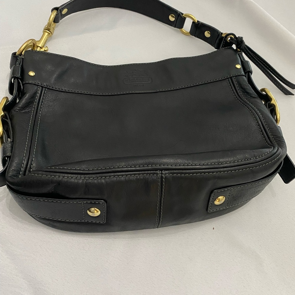 Black coach purse